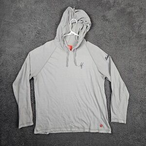 Toes on‎ the Nose Mens Gray Graphic Surf Hoodie Pullover X Large